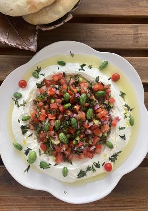 صورة لوصفة سلطة بلبنة