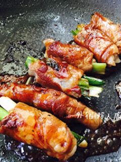 蔥燒豬肉捲 人氣便當菜 的食譜成品照片