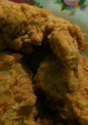 Foto resep Ayam Goreng Ala Kaepsi KFC kW 2017 😆