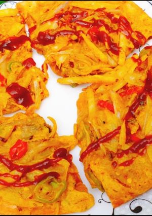 A picture of Naan pakora.