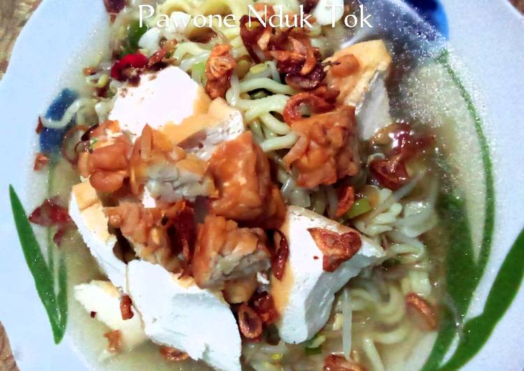 Resep Lontong Mie Surabaya yang Lezat Sekali