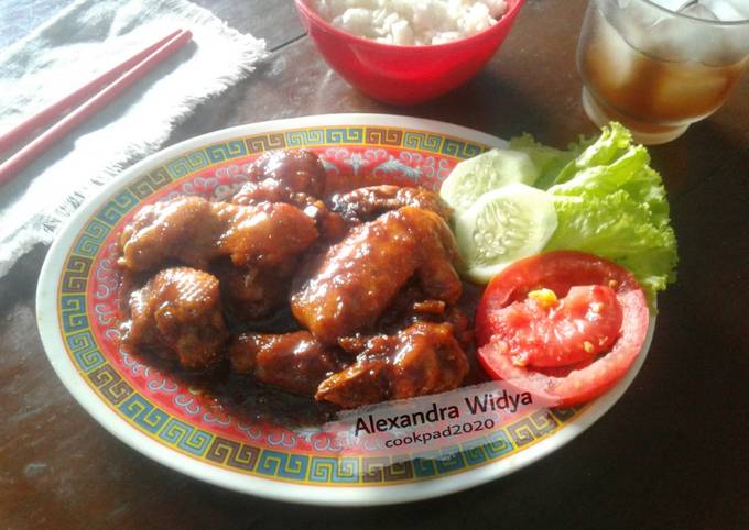 Sayap & Tulangan Ayam Masak Kecap