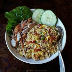 A picture of Dried Shrimp/Anchovy Fried Rice.