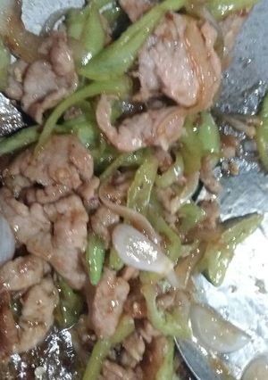 รูปของ ผัดพริกหยวกหมู