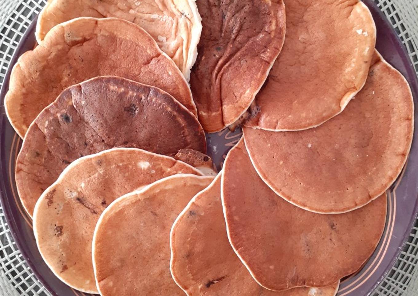 Pancakes à L'Amande et Pépites de Chocolat / Healthy