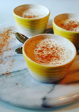 A picture of Greek Rice Pudding (Rizogalo).
