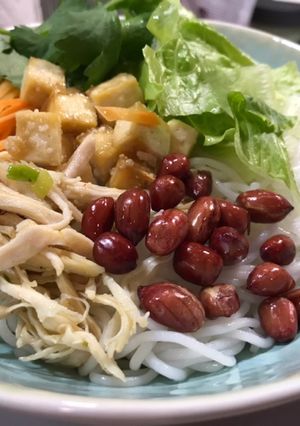 越南风味鸡丝·凉拌米粉 的食譜成品照片