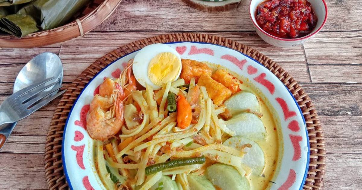 Resep Lontong Sayur Rebung Oleh Mami Kenzie Cookpad