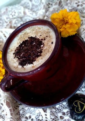 عکسی از دستور کاپوچینو فوری