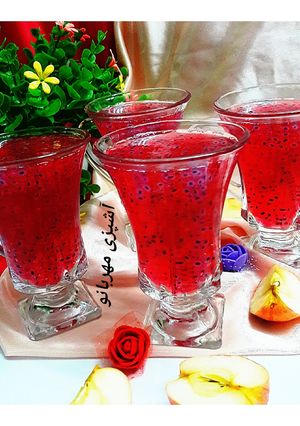 عکسی از دستور شربت ژله ای