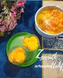 Mango and Roohafza Sorbet