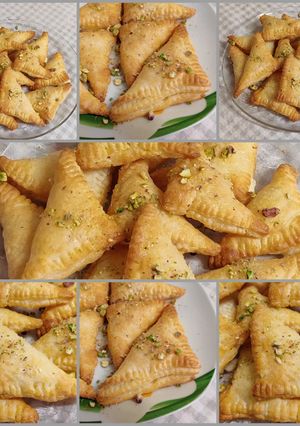 صورة لوصفة وربات البف باستري🥟😋