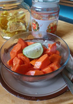Foto resep Pepaya jeruk peras