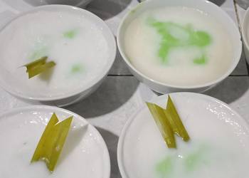 Resep Terbaru Kue jongkong bangka/ bubur sum sum Mantul Banget