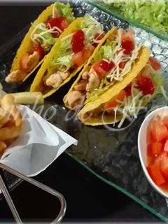 Foto de Tacos com peito de frango