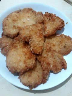 Hình của món Thăn heo chiên xù.