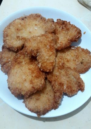 Hình của món Thăn heo chiên xù.