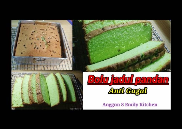 Bolu jadul pandan anti gagal