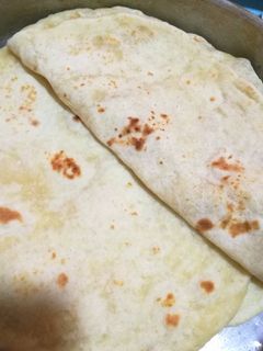 صورة لوصفة خبز الصاج