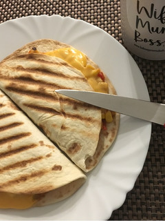 Csirkés taco fajitasban recept fotója