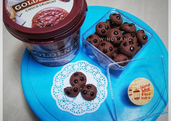 Choco Crunchy Cookies (mudah dan cepat)