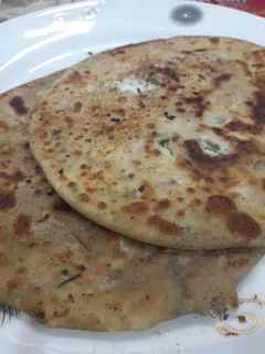 A picture of Paneer onion parantha.