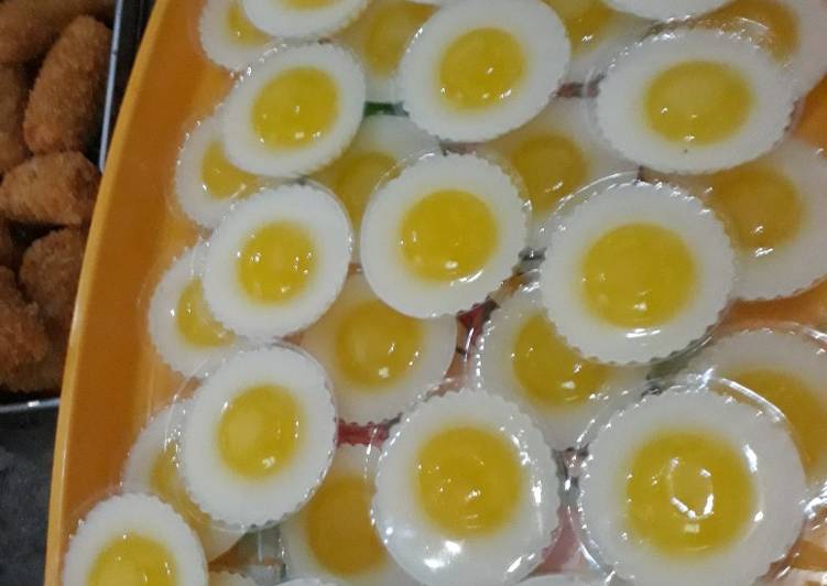 Puding ceplok telor