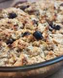 Torta de avena y coco