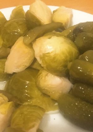 Hình của món Dưa chuột non ngâm chua.