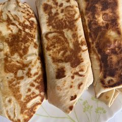 A picture of Spiced Chicken Tortilla Wraps.