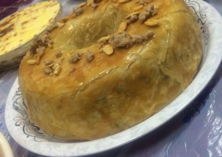 قالب الاوزي بعجينة الجلاش