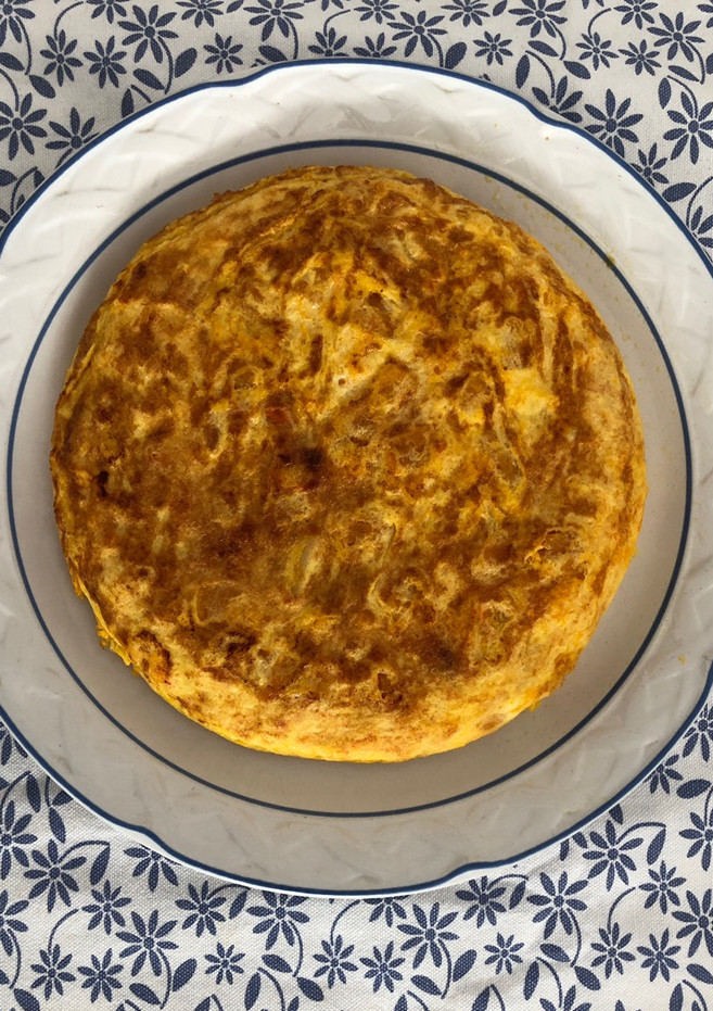 Una foto de Tortilla de calabaza