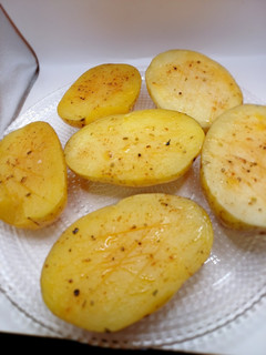 Una foto de Patatas al caliu al horno