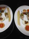Cena de lujo a base de aperitivos