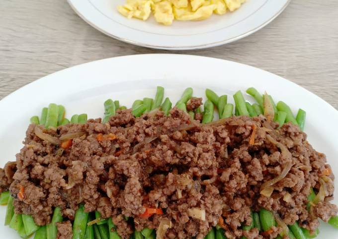 Resep Tumis Buncis Daging Giling oleh Dhe Nik - Cookpad