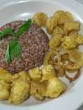 Buttered red rice