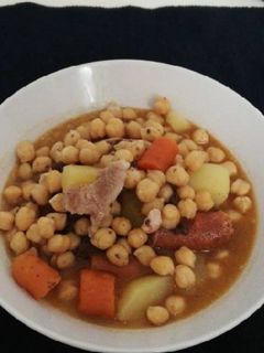 Una foto de Cocido madrileño
