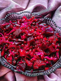 عکسی از دستور سالاد انار و لبو