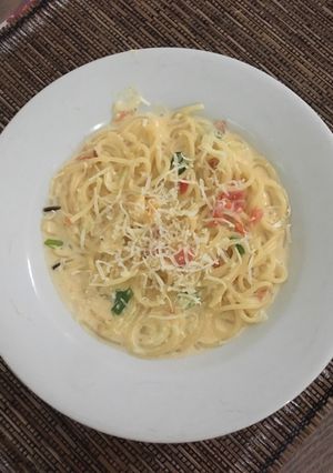 Foto resep Spaghetti Creamy Sauce