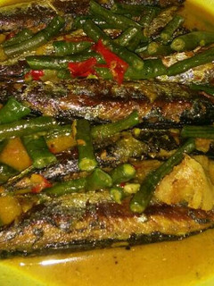 Foto resep Gulai kacang panjang & ikan pindang