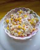 Potato corn curd salad
