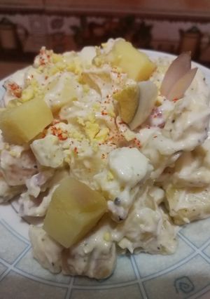 A picture of Potato salad.