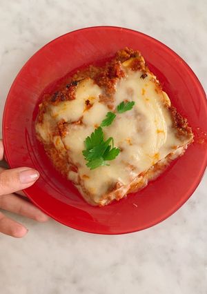 Une photo de Lasagnes cheesy
