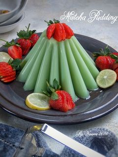 Foto resep Matcha pudding