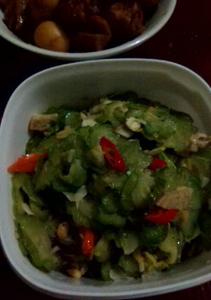 Foto resep Tumis pare tanpa remas garam