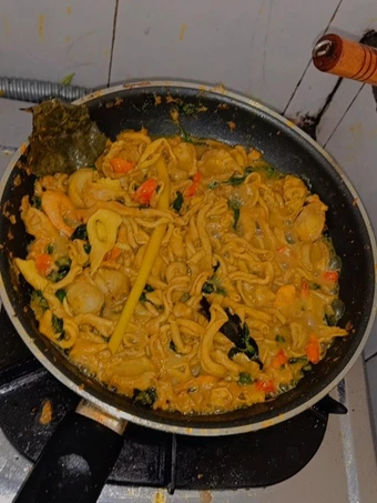 Langkah Mudah untuk Membikin Resep Usus bumbu kuning pedas yang  Bikin Ketagihan Anti Ribet, Bikin Ngiler