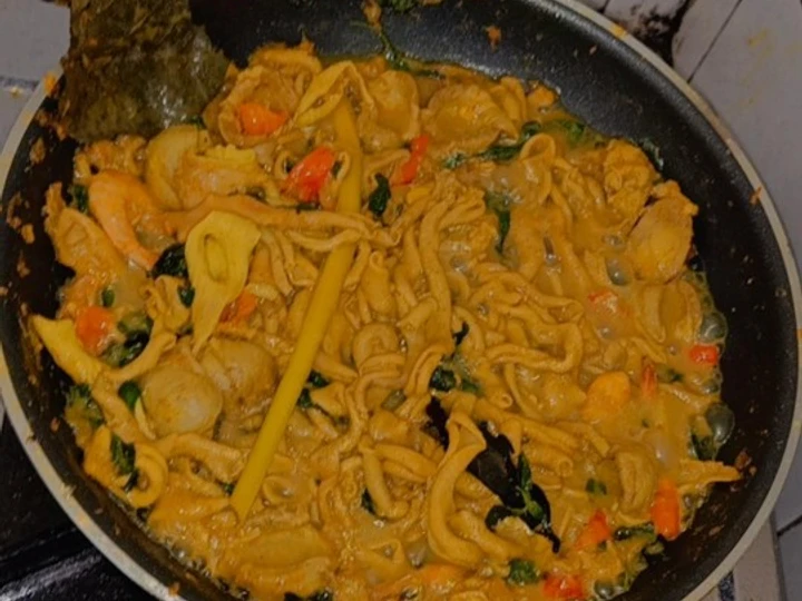 Langkah Mudah untuk Membikin Resep Usus bumbu kuning pedas yang  Bikin Ketagihan Anti Ribet, Bikin Ngiler