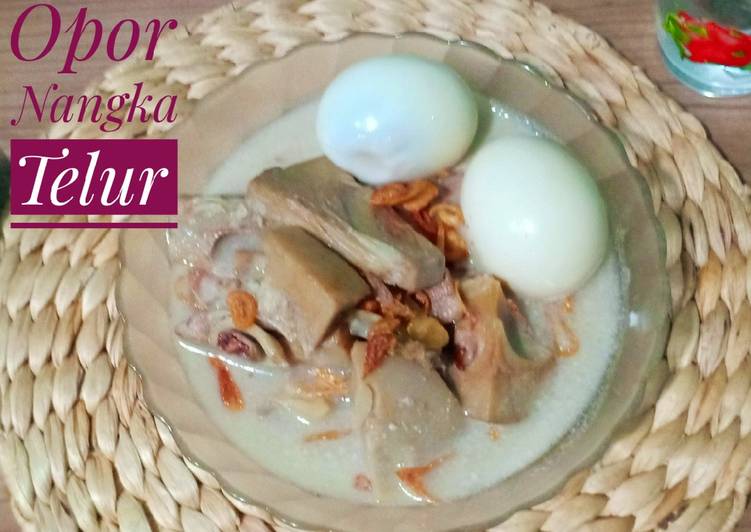 Masakan Populer O.N.Tel (Opor Nangka Telur) Nikmat Lezat