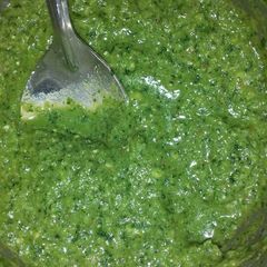 A picture of Green Garlic Chutney (Hare Lesun ki Chutney).