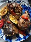 Steamed catfish